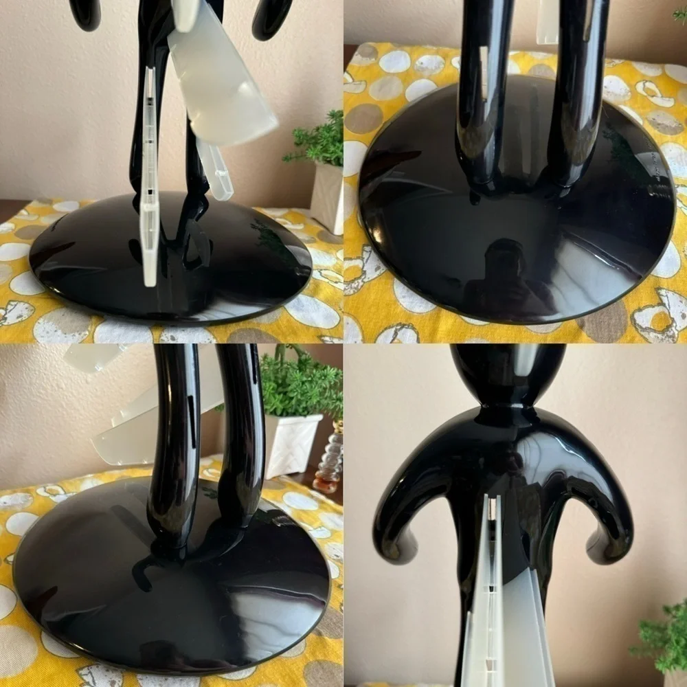 Raffaele Lannello The Ex’ black plastic knife block with sleeves